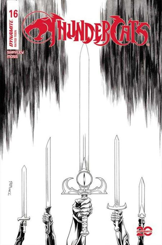 Thundercats #16 Cover P 1 in 10 Declan Shalvey Line Art Variant