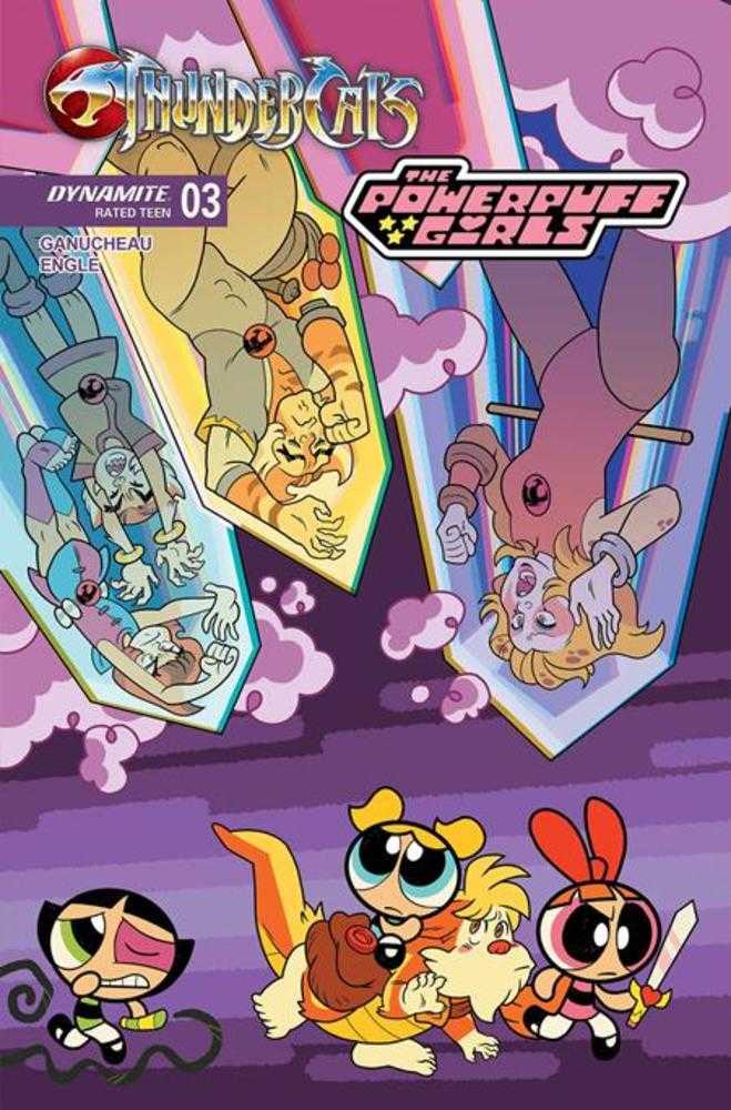 Thundercats Powerpuff Girls #3 Cover B Coleman Engle Variant