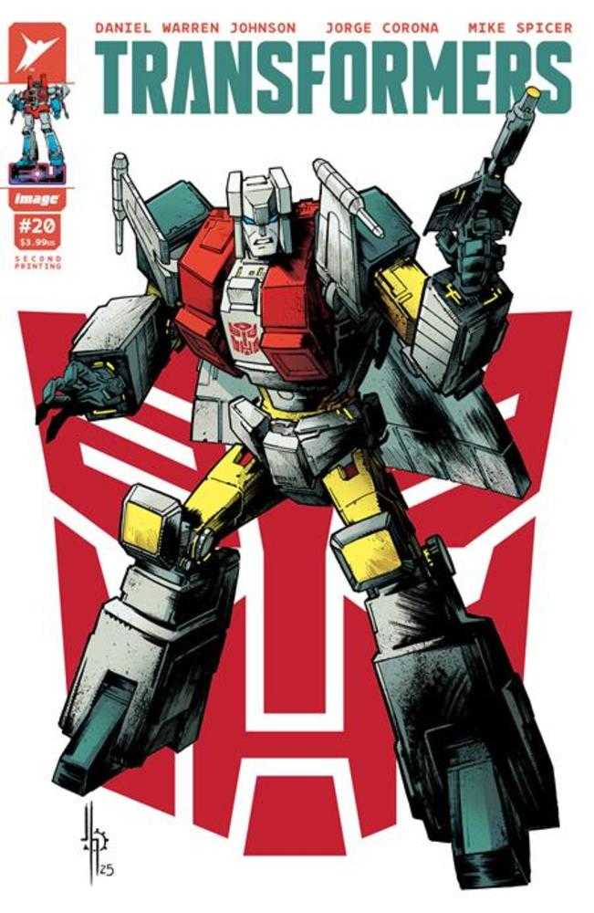 Transformers #20 2 Nd Printing Cover B Jason Howard Autobot Variant