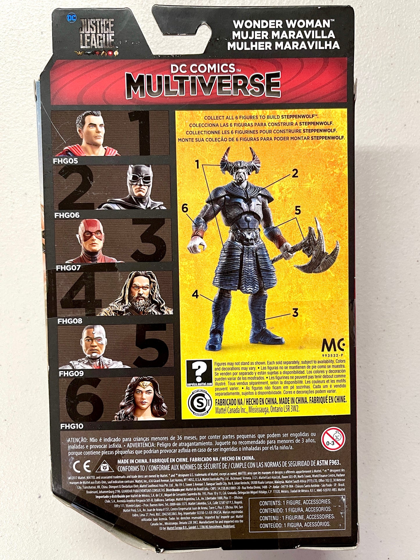 DC Multiverse “Steppenwolf Series” Wonder Woman 6″ Action Figure
