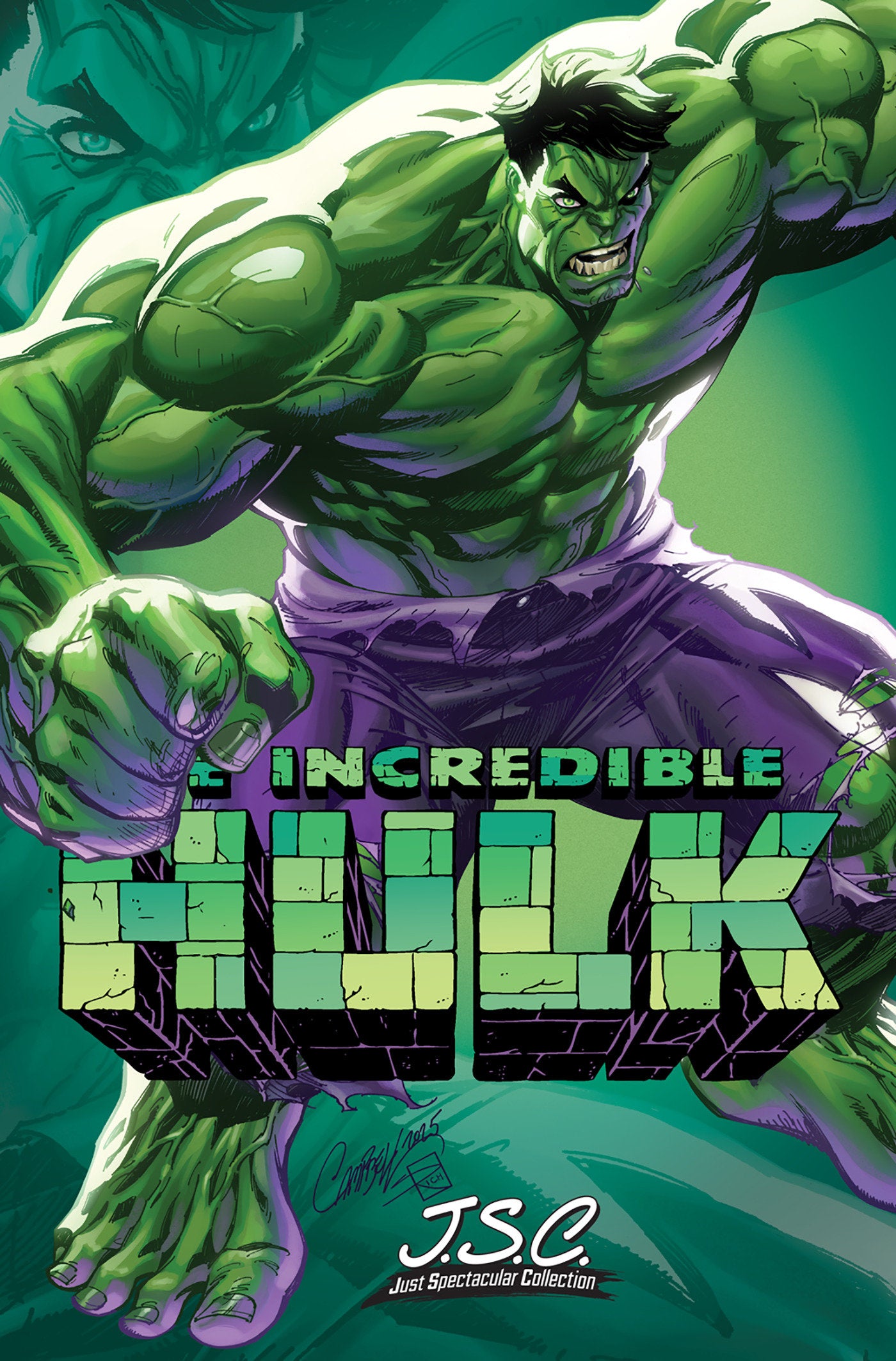 Incredible Hulk #28 J. Scott Campbell Just Spectacular Collection Variant