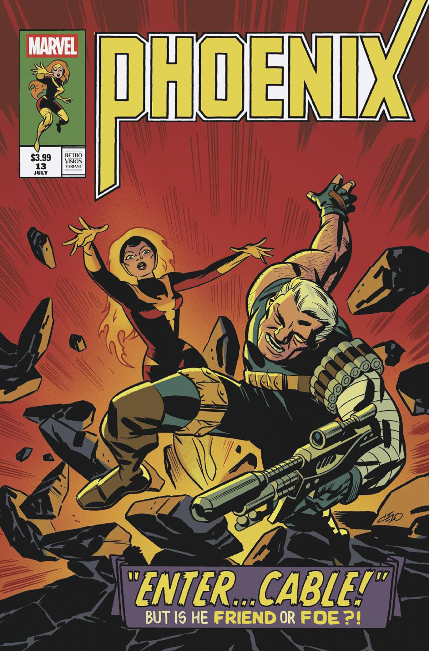 Phoenix #13 Michael Cho Retrovision Variant