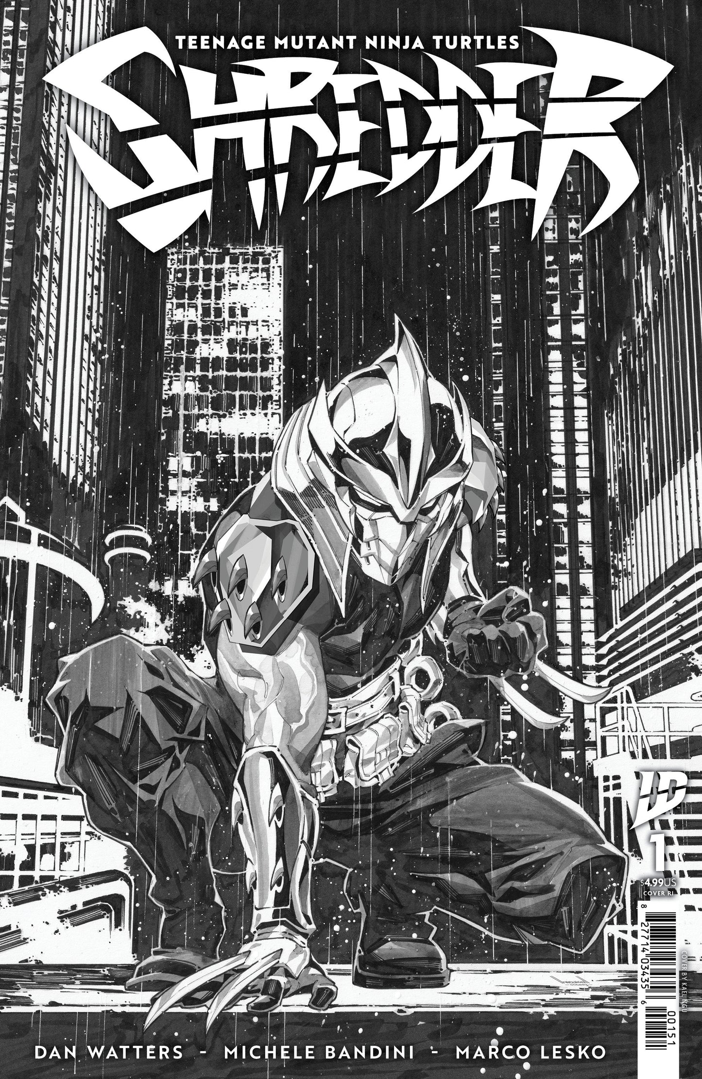 Teenage Mutant Ninja Turtles: Shredder #1 Variant Ri (25) (Ngu Black & White)