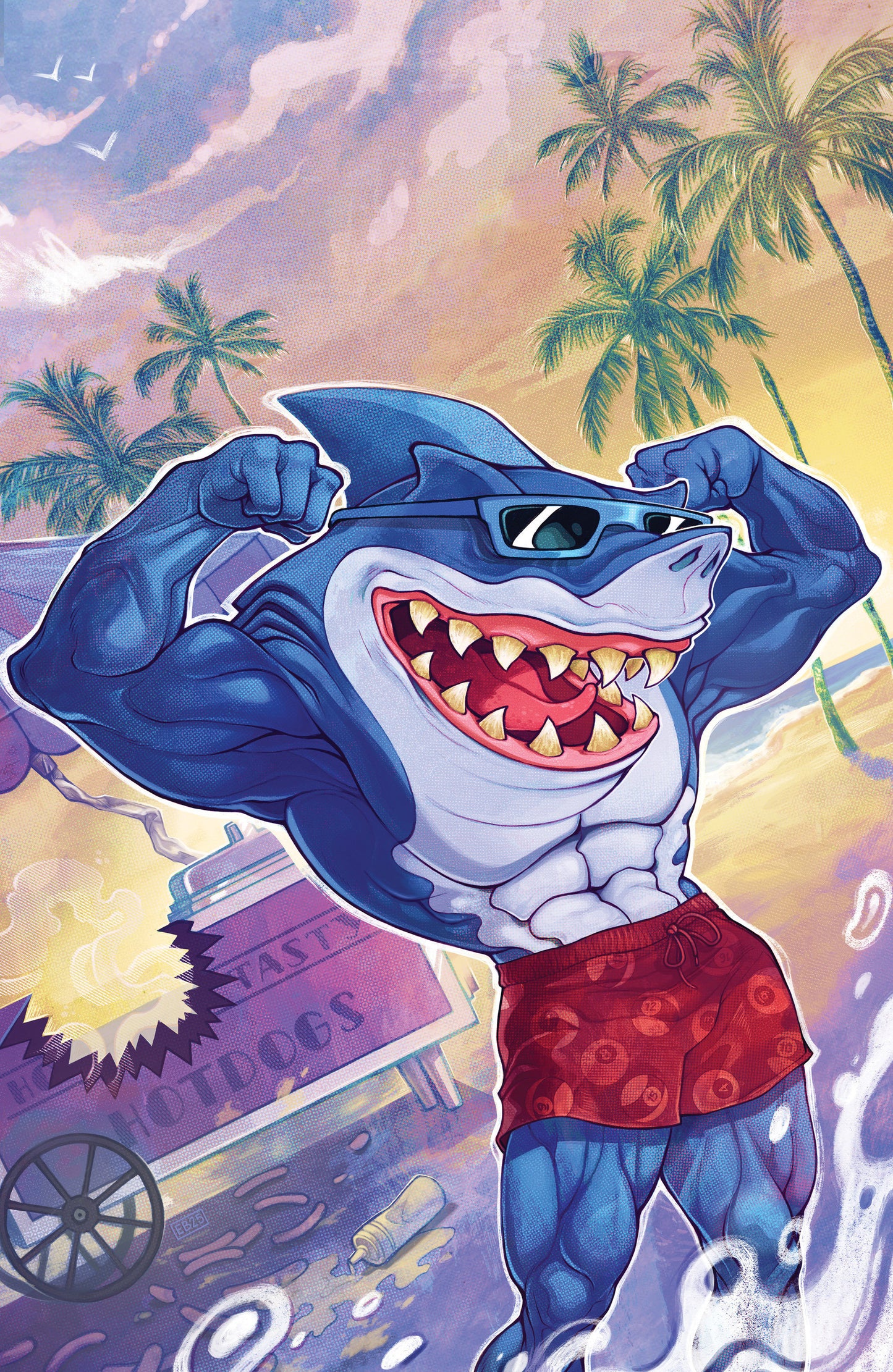 Street Sharks #1 Variant Ri (10) (Beals Full Art)