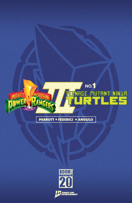 Mighty Morphin Power Rangers/ Teenage Mutant Ninja Turtles III #1 D Intermix (Dressed, Polybag, Design)