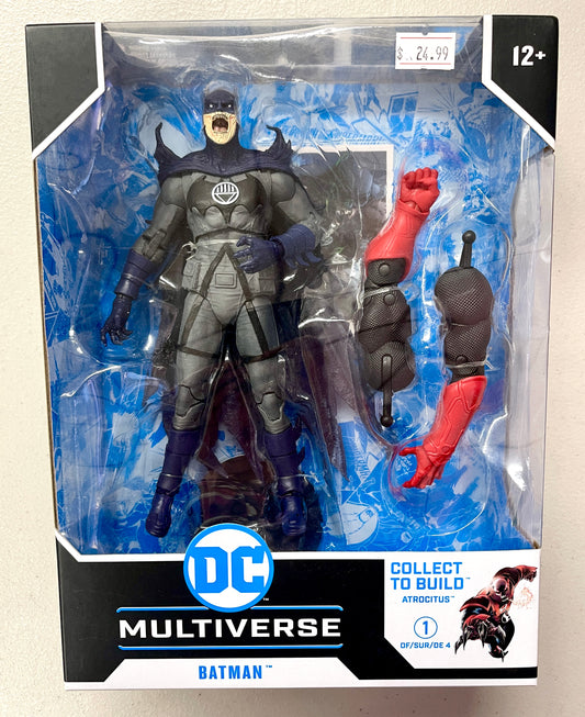 DC Multiverse Blackest Night Black Lantern Batman – 7″ Figure (Collect‑to‑Build Atrocitus)