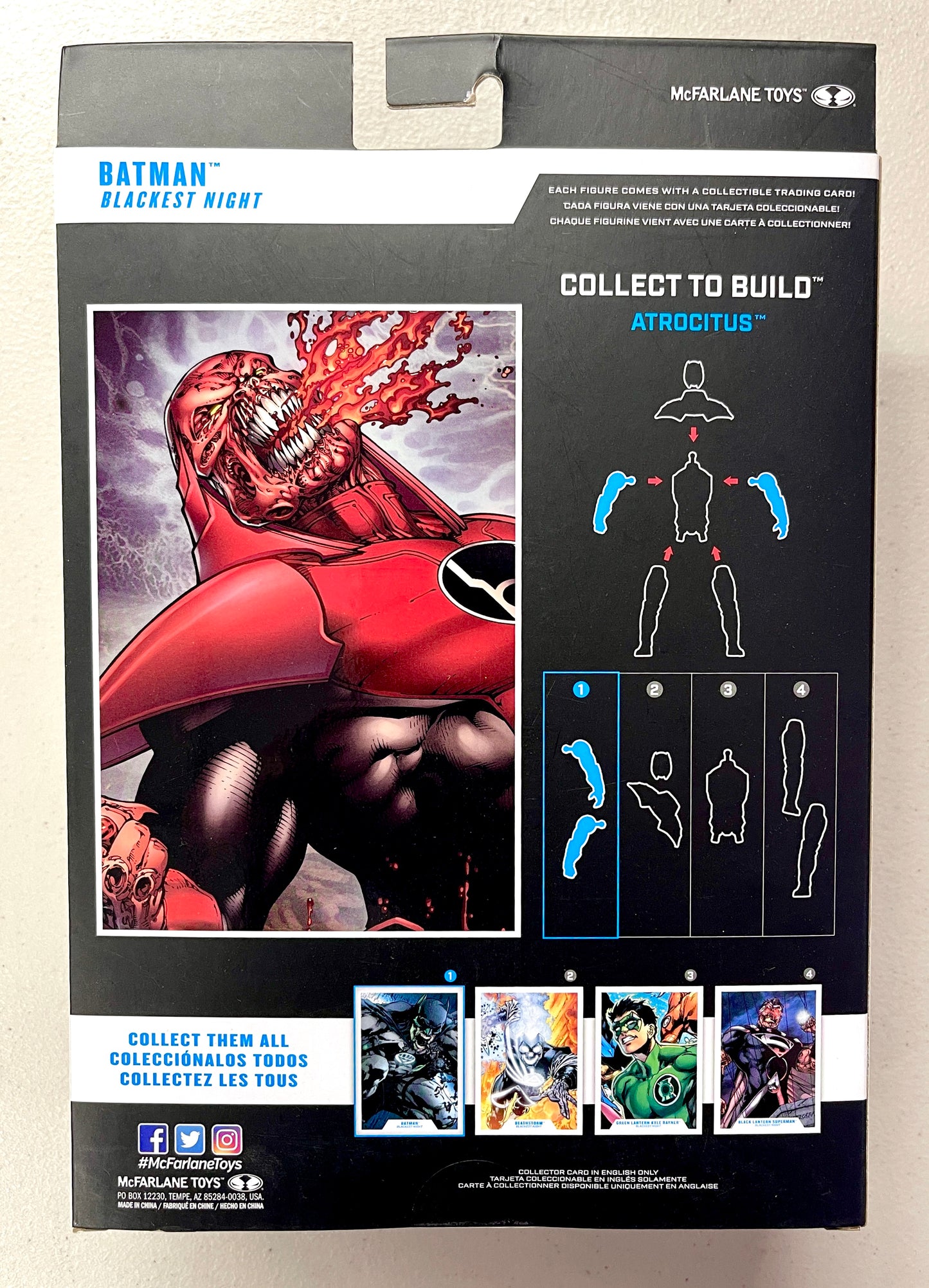 DC Multiverse Blackest Night Black Lantern Batman – 7″ Figure (Collect‑to‑Build Atrocitus)