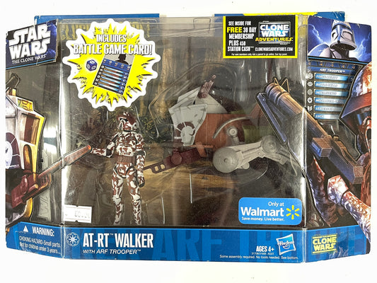 Star Wars AT‑RT Walker with ARF Trooper (Walmart Exclusive, Clone Wars)