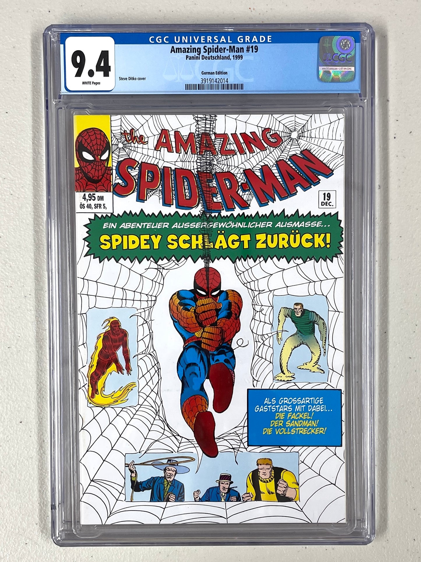 Amazing Spider-Man #19 — German Edition (Panini Deutschland, 1999) — CGC 9.4