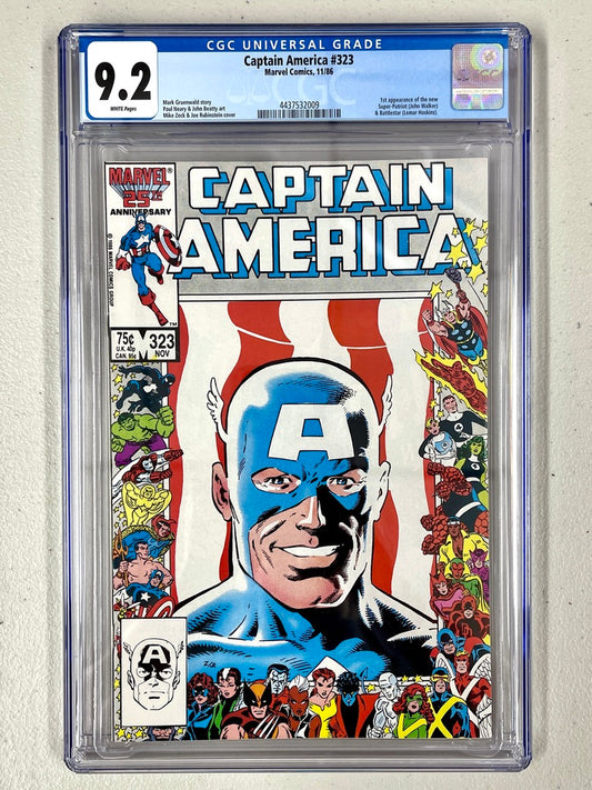 Captain America #323 (Marvel, 11/86) — CGC 9.2