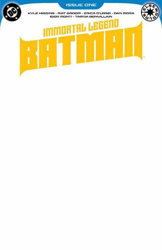 Immortal Legend Batman #1 (Of 6) Cover D Blank Variant