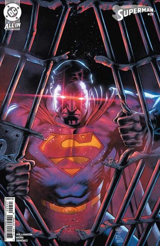 Superman #29 Cover F 1 in 25 Eddy Barrows Card Stock Variant