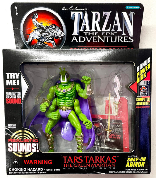 Tarzan: Conqueror of Mars – Tars Tarkas Green Martian Action Figure (Trendmasters, 1995, MOC)