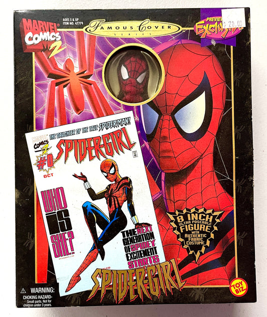 Toy Biz Spider‑Girl 8″ Famous Cover Figure – Previews Exclusive