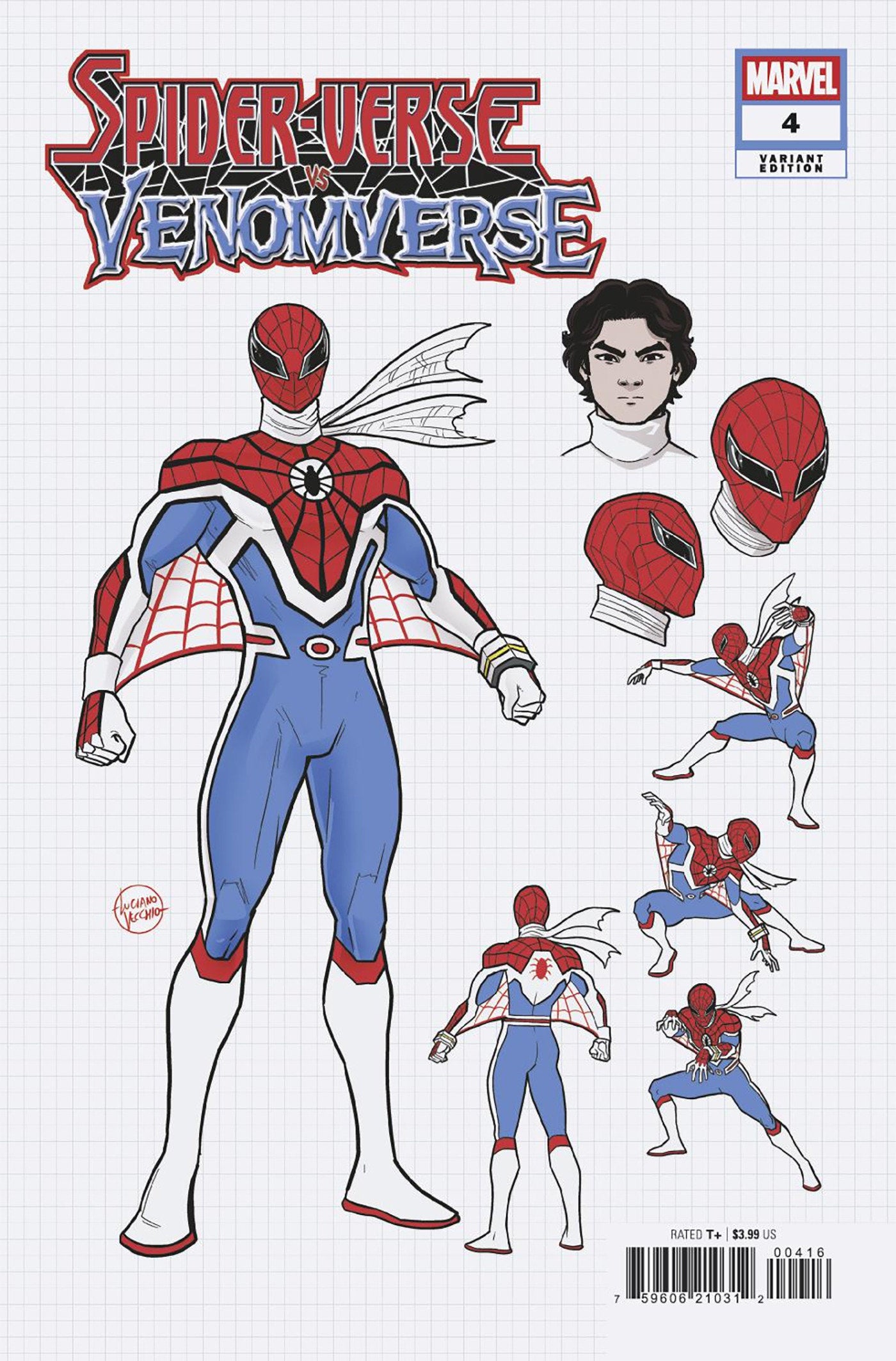 Spider-Verse vs. Venomverse #4 Luciano Vecchio Design Variant