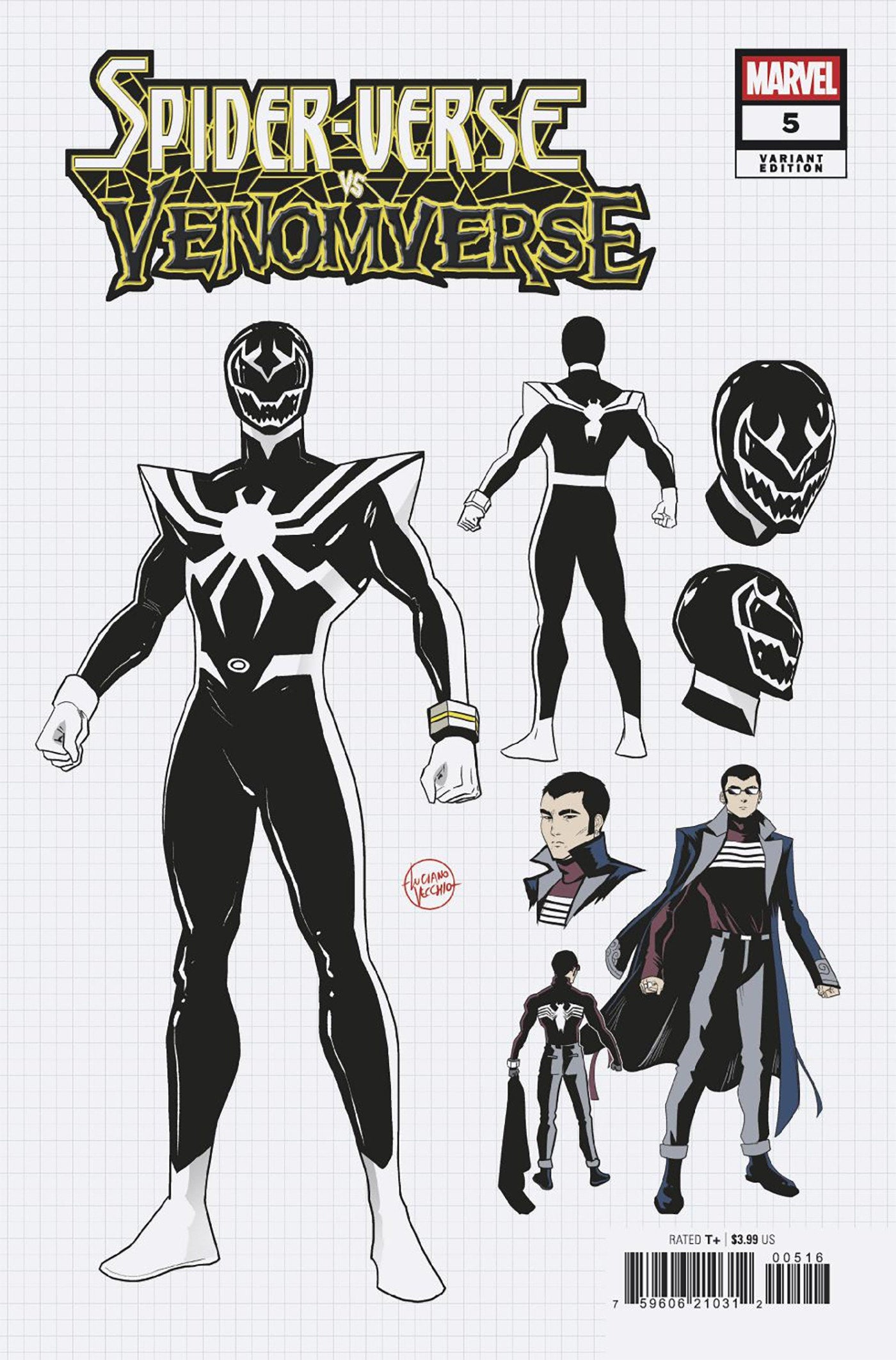 Spider Verse vs. Venomverse #5 Luciano Vecchio Design Variant