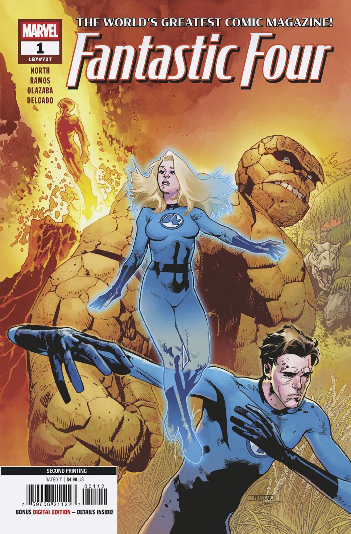 Fantastic Four #1 Mahmud Asrar 2nd Print Variant