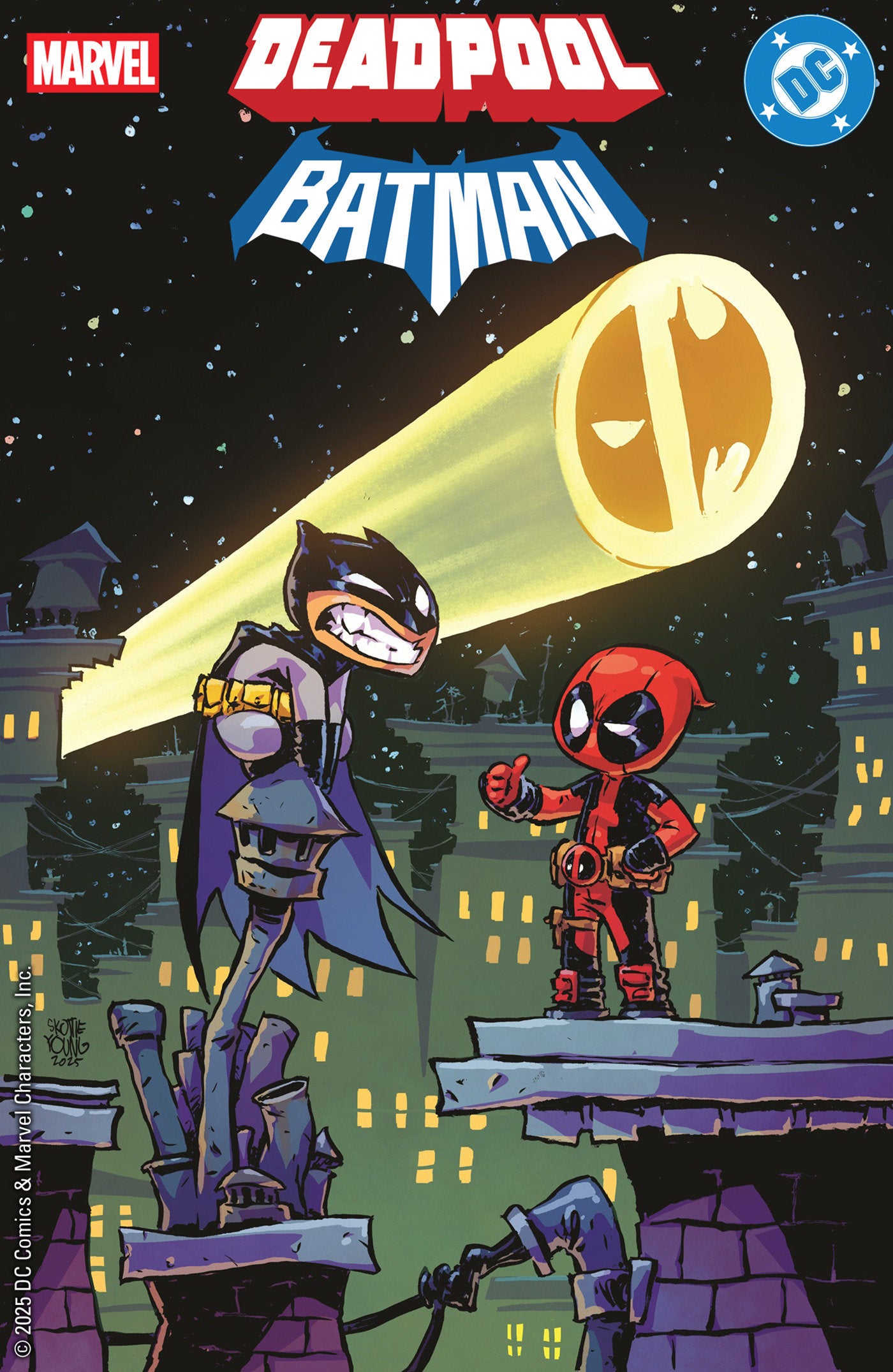Marvel/DC: Deadpool/Batman #1 Skottie Young Variant