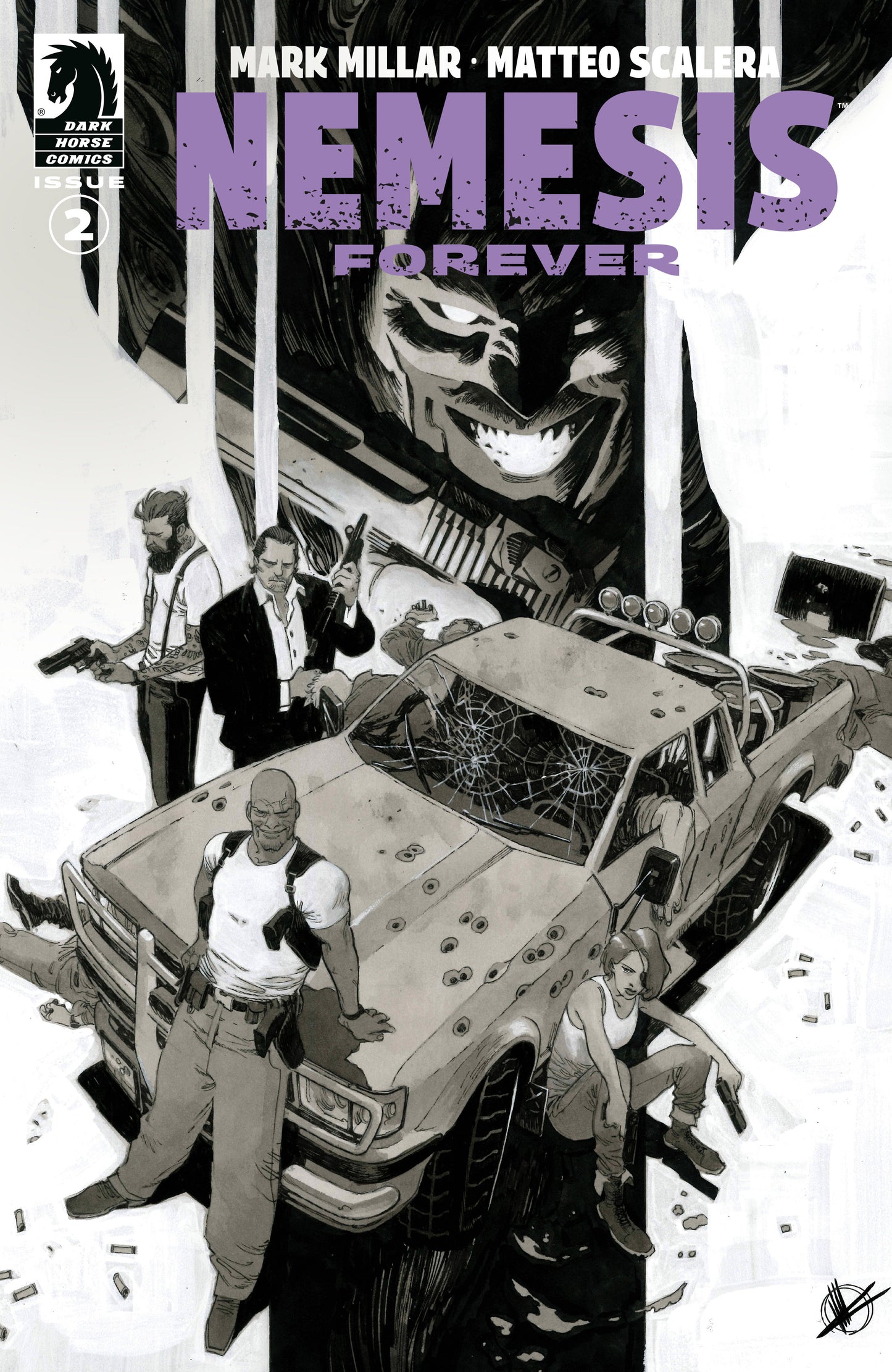 Nemesis Forever #2 (Cover B) (Black & White) (Matteo Scalera)