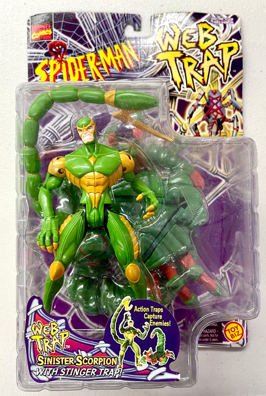 Spider-Man Web Trap – Sinister Scorpion with Stinger Trap (Toy Biz, 1990s)