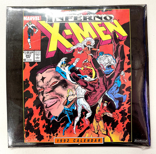 1992 Marvel Comics X-Men Calendar (Landmark) – Sealed Vintage Collectible