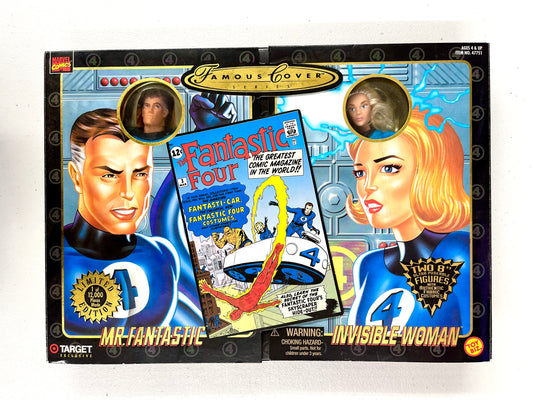 Toy Biz Mr. Fantastic & Invisible Woman 8″ 2‑Pack – Target Exclusive