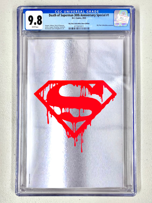 Death of Superman 30th Anniversary Special #1 — 9.8 Big Time Collectibles Silver Edition